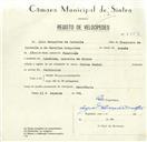 Registo de velocípede de marca Cicles Pombal, com o nº 8448, em nome de Luís Gonçalves de Carvalho, morador em Lameiras.