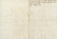 Recibo de pagamento de quarenta arratéis de cera que lhe entregou o cerieiro Manuel Gomes, da parte do Marquês de Marialva, com destino ao Convento de São Pedro de Alcântara.