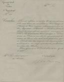 Circular de A. João Pedro da Camara, Secretário Geral da 1ª Repartição do Governo Civil de Lisboa, ao Administrador do Concelho de Sintra, referente às exéquias solenes por alma da rainha D. Estefânia, e solicitando que não se permita espetáculos públicos dentro ou fora dos teatros nos distritos do país.