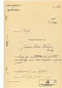 Construção de moradia em rua Martins em Queluz, em nome de Joaquim Narciso Ferreira, com o Processo OB nº 204 /1924, com a licença de construção nº 167 de 24 /05 /1924.
