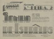 Programa do filme "Sonho de Estrelas" com a participação dos atores James Stewart, Judy Garland, Hedy Lamarr e Lana Turner.