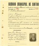 Registo de matricula de carroceiro 2 ou mais animais em nome de António Cardoso, morador em Francos, com o nº de inscrição 1791.