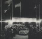 prova noturna do Rally das Camélias no largo da República em Sintra.