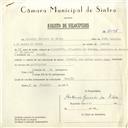 Registo de velocípede de marca Jotel com motor de marca Alma, com o nº 6096, em nome de António Gerardo da Silva, morador em Pendão.