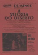 Programa do filme "A Vitória do deserto" com a participação dos atores Richard Tauber e Jimmy Durante.