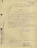 Ofício da Irmandade do Santíssimo Sacramento da Freguesia de Rio de Mouro, ao Administrador do Concelho de Sintra, referente ao envio das contas de receita e despesa do ano de 1933 a 1934, a fim de lhe dar o destino marcado por lei.