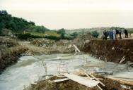 Lançamento da 1ª pedra para a construção do novo quartel da PSP em Pero Pinheiro, durante a presidência aberta, com o Comendador João Justino, Presidente da Câmara Municipal de Sintra.