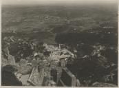 Vista aérea do Palácio Nacional de Sintra.