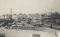 Vista parcial da Avenida Eugénio Levy na Praia das Maçãs.