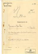 Modificação de uma moradia em Idanha-Belas, em nome de Germaine Bráz Flores, com o Processo OB nº 293/1924, com a licença de construção nº 372 de 20/09/1924.
