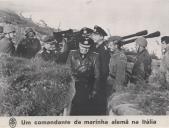 Um comandante da marinha Alemã em Itália durante a II Guerra Mundial.