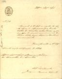 Ofício do Presidente do Hospital da Misericórdia de Sintra, Joaquim Maria da Cunha, ao Administrador do Concelho de Sintra, referente às contas da Santa Casa, relativas à gerência do ano económico de 1883 a 1884.