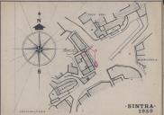 Planta da Vila de Sintra em 1950 à escala de 1:1000.