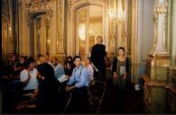 Concerto de Maria João Pires, Augustin Dumay, Gérard Caussé, Ariane Granjon e Jian Wang durante o Festival de Musica de Sintra, na sala da música do Palácio Nacional de Queluz.