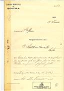 Ampliação de prédio na Avenida João de Deus em Sintra em nome de António de Carvalho, com o Processo OB nº 60/1923, com a licença de construção nº 44 de 27/02/1923.