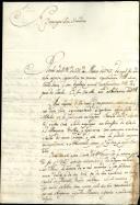 Carta dirigida a Domingos Pires Bandeira proveniente de [...] Guilherme do Rosário a dar notícias da chegada de três naus à Índia.