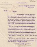 Ofício do Presidente da Comissão Administrativa da Junta de Freguesia de Almargem do Bispo, ao Administrador do Concelho de Sintra, informando o porquê do não envio dos donativos que angariaram na freguesia de Almargem do Bispo, por ocasião da semana da tuberculose. Pede também para ser aumentado o número de emblemas para o peditório.