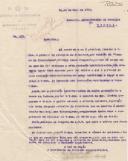 Ofício do Presidente da Comissão Administrativa da Junta de Freguesia de Almargem do Bispo, ao Administrador do Concelho de Sintra, informando o porquê do não envio dos donativos que angariaram na freguesia de Almargem do Bispo, por ocasião da semana da tuberculose. Pede também para ser aumentado o número de emblemas para o peditório.