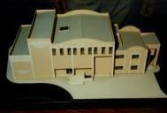 Maquete de um quartel.