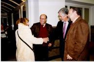 Presidente da Câmara Municipal de Sintra, Dr. Fernando Seara e esposa Drª Judite de Sousa e o Técnico Mário João para assistir ao espetáculo As Grandes Damas do Jazz / Clare Teal, no Centro Cultural Olga Cadaval.