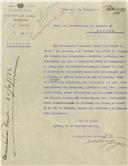 Circular dirigida ao Administrador do Concelho de Sintra, proveniente do Secretário Geral do Governo Civil do Distrito de Lisboa, referente ao fabrico de pão de milho e pão de mistura no concelho.