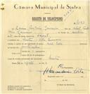 Registo de velocípede com o nº 7282, em nome de Lenine António Loureiro, morador em Sintra.