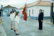 O Comendador João Justino, presidente da Câmara Municipal de Sintra, durante uma presidência aberta em Montelavar e Pero Pinheiro.