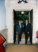 Receção ao Primeiro Ministro de Marrocos e sua comitiva na Quinta da Regaleira, com a presença do Presidente da Câmara Municipal de Sintra, Dr. Fernando Reboredo Seara, durante a sua visita a Sintra.