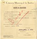 Registo de velocípede de marca Alma com motor, com o nº 7407, em nome de António Carreira da Silva, morador em Carenque.