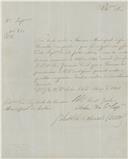 Ofício dirigido ao presidente da Camara Municipal de Belas proveniente do governador civil, passado pelo chefe da 2ª repartição, no qual insiste no pedido das contas do ano económico de 1845-1846.