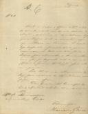 Ofício da Comissão dos Estudos do Distrito de Lisboa, Mariano [...], ao Administrador do Concelho de Sintra, solicitando a nomeação do professor Raimundo dos Reis, para a cadeira de Montelavar, em virtude do professor que lá estava ir para o concelho de Sernancelhe.