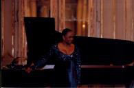 Concerto de Barbara Hendricks e Roland Pöntinen, durante o festival de música de Sintra na sala da música, no Palácio Nacional de Queluz.