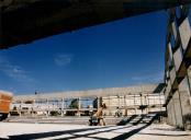 Construção do pavilhão gimnodesportivo da Escola Secundária Matias Aires no Cacém.