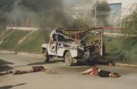 Simulacro de um acidente em Queluz com vários feridos.