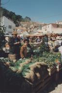 Venda de plantas e flores na Feira de São Pedro.