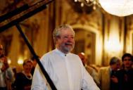 Concerto de piano de Nelson Freire, na sala da música do Palácio Nacional de Queluz, durante o Festival de Música de Sintra.