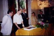 Cerimónia "Anglo Portuguese Neves" com a presença da Drª Edite Estrela, presidente da Câmara Municipal de Sintra, na quinta da Regaleira.