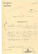 Construção de um barracão na Estefânia em nome de  António de Oliveira Gonçalves Ribeiro com o Processo OB nº 113/1925, com a licença de construção nº 273 de 07/09/1925.