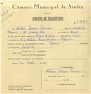 Registo de velocípede de marca Especial, com o nº 6425, em nome de António Maroco Ponciano, morador em Rua António Nunes Sequeira, Agualva.