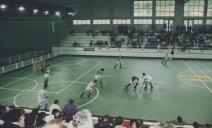 Jogo de hoquei em patins entre as equipas de Sintra e Cascais.