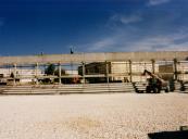 Construção do pavilhão gimnodesportivo da Escola Secundária Matias Aires, no Cacém, Sintra.