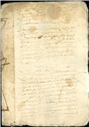 Feito cível de resíduos de testamento contra  Domingues Francisco, morador em Lisboa, enquanto testamenteiro de Luísa da Mata, moradora em São Pedro de Sintra.