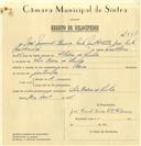 Registo de velocípede de marca Raio, com o nº 7650, em nome de José Manuel Ruivo Neto Milheiriço, morador em S. Pedro de Sintra.
