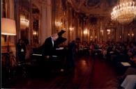 Concerto de Barbara Hendricks e Roland Pöntinen, durante o festival de música de Sintra na sala da música, no Palácio Nacional de Queluz.