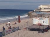 Campeonato de Bodyboard na Praia Grande.