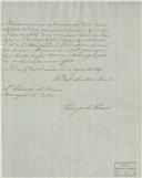 Circular dirigida ao presidente da Câmara Municipal de Belas proveniente de Pedro José de Oliveira, Secretário da Administração Geral, referente ao motivo pelo qual não foi possível constituir os tribunais da polícia correcional.