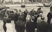 António Pereira Forjaz, presidente da Câmara de Sintra acompanhando o Lord Mayor de Londres aquando da sua visita a Sintra.