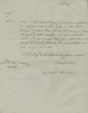 Ofício de A. João Pedro da Camara, Secretário Geral da 5ª Repartição do Governo Civil de Lisboa, ao Administrador do Concelho de Sintra, referente à cobrança da côngrua do falecido Padre Pedro de Nossa Senhora do Carmo Figueira, Prior que foi na Vila de Colares.