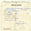Registo de velocípede de marca Olga, com o nº 5551, em nome de António Marques da Conceição, morador em Francos.