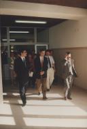 Rui Silva, Presidente da Câmara Municipal de Sintra, na inauguração da escola Ferreira de Castro, em Mem Martins.